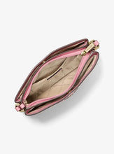 Load image into Gallery viewer, GIFT SET IN CARNATION : MICHAEL KORS TRISHA MEDIUM LOGO CROSSBODY IN SIGNATURE CARNATION