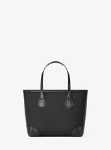 Load image into Gallery viewer, MICHAEL KORS EVA XS LEATHER CONVERTIBLE TOTE IN BLACK