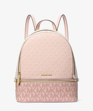 Load image into Gallery viewer, MICHAEL KORS RHEA MEDIUM BACKPACK IN POWDER BLUSH MULTI