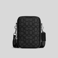 Load image into Gallery viewer, COACH STANTON CROSSBODY IN SIGNATURE JACQUARD BLACK (CH097)