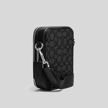 Load image into Gallery viewer, COACH STANTON CROSSBODY IN SIGNATURE JACQUARD BLACK (CH097)
