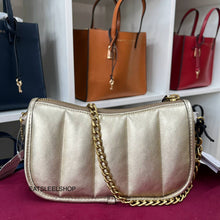 Load image into Gallery viewer, COACH SWINGER 20 METALIC SOFT GOLD C6746