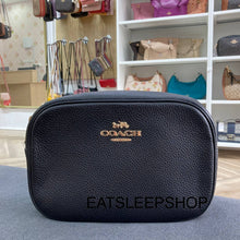 Load image into Gallery viewer, COACH JAMIE CAMERA BAG CA207 IN BLACK (DETACHABLE STRAP)