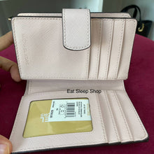 Load image into Gallery viewer, MICHAEL KORS JET SET TRAVEL MEDIUM BIFOLD ZIP COIN WALLET IN POWDER BLUSH