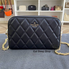 Load image into Gallery viewer, KATE SPADE CAREY MINI CAMERA BAG BLACK