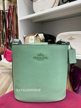 Load image into Gallery viewer, COACH SOPHIE BUCKET BAG CR153 SILVER/SOFT GREEN