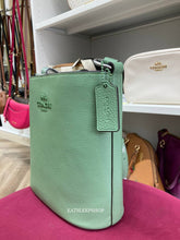 Load image into Gallery viewer, COACH SOPHIE BUCKET BAG CR153 SILVER/SOFT GREEN