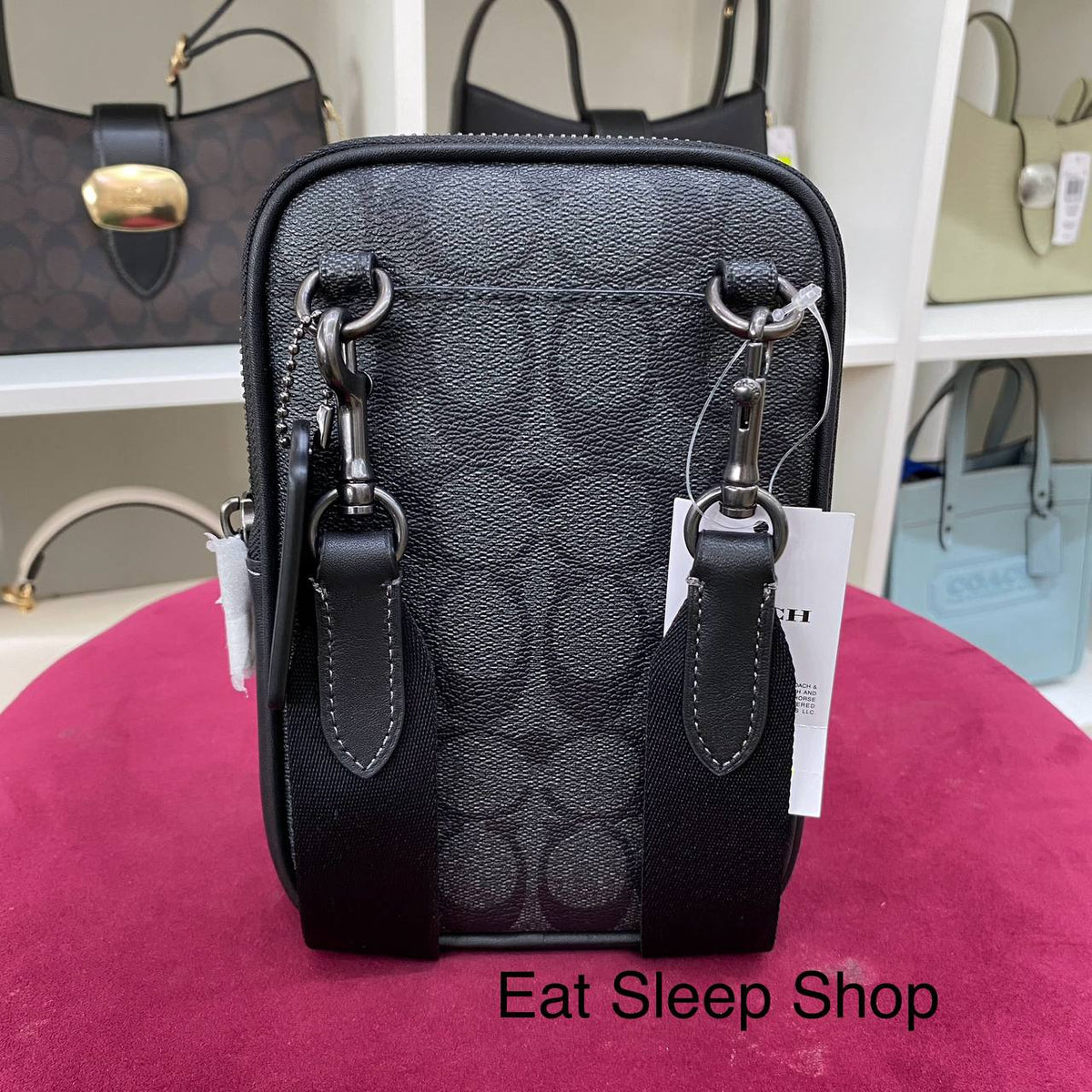 COACH シグネチャーAden Crossbody ボディバッグ CO912 NWT Coach CO912 Aden Crossbody in Signature Canvas | eBay