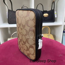 Load image into Gallery viewer, COACH ADEN CROSSBODY IN SIGNATURE CANVAS CO912 GUNMETAL/KHAKI