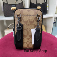 Load image into Gallery viewer, COACH ADEN CROSSBODY IN SIGNATURE CANVAS CO912 GUNMETAL/KHAKI
