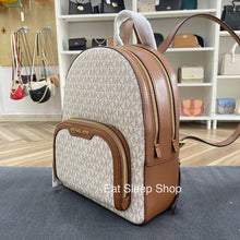 Load image into Gallery viewer, MICHAEL KORS JAYCEE BACKPACK MEDIUM SIGNATURE IN VANILLA