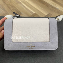 Load image into Gallery viewer, KATE SPADE LENA SMALL FLAP CROSSBODY in COLORBLOCK MOUNTAIN GRAY