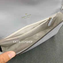 Load image into Gallery viewer, KATE SPADE LENA SMALL FLAP CROSSBODY in COLORBLOCK MOUNTAIN GRAY