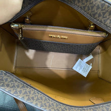 Load image into Gallery viewer, MICHAEL KORS MAISIE LARGE LOGO 3in1 TOTE BAG in SIGNATURE BROWN