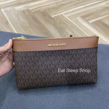 Load image into Gallery viewer, MICHAEL KORS MAISIE LARGE LOGO 3in1 TOTE BAG in SIGNATURE BROWN