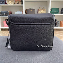 Load image into Gallery viewer, COACH SULLIVAN FLAP CROSSBODY CN729 GUNMETAL/BLACK