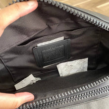 Load image into Gallery viewer, COACH TRACK BELT BAG IN SIGNATURE CANVAS WITH CAMO PRINT CM184 GUNMETAL/GREEN MULTI