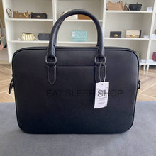 Load image into Gallery viewer, COACH LIAM BRIEF CASE IN BLACK (COACH CJ652)
