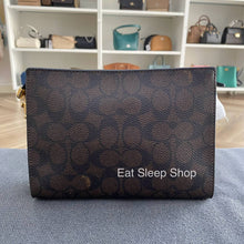 Load image into Gallery viewer, COACH COACH SLIM CROSSBODY BAG SIGNATURE CANVAS CW204 in WALNUT BLACK