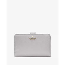 Load image into Gallery viewer, KATE SPADE LENA MEDIUM BIFOLD WALLET IN MOUNTAIN GREY