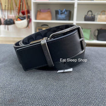 Load image into Gallery viewer, COACH HARNESS BUCKLE CUT TO SIZE REVERSIBLE BELT, 38 MM (COACH CQ022) CHARCOAL/BLACK