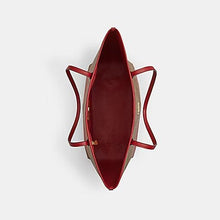 Load image into Gallery viewer, CITY TOTE BAG IN SIGNATURE CANVAS WITH STRIPE (COACH CAL86)