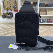 Load image into Gallery viewer, COACH SULLIVAN PACK BLOCKED SIGNATURE CANVAS C9865 IN KHAKI/CHARCOAL