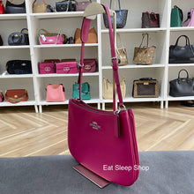 Load image into Gallery viewer, COACH PENELOPE SHOULDER BAG CO952 IN SILVER/BRIGHT VIOLET