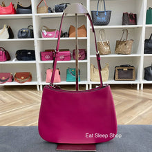 Load image into Gallery viewer, COACH PENELOPE SHOULDER BAG CO952 IN SILVER/BRIGHT VIOLET