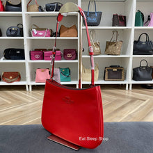 Load image into Gallery viewer, COACH PENELOPE SHOULDER BAG CP101 IN SILVER/BRIGHT POPPY