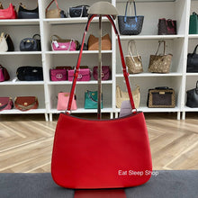 Load image into Gallery viewer, COACH PENELOPE SHOULDER BAG CP101 IN SILVER/BRIGHT POPPY