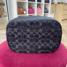 Load image into Gallery viewer, COACH JAMIE CAMERA BAG IN SIGNATURE DENIM (COACH CQ710) SILVER/BLACK (DETACHABLE STRAP)