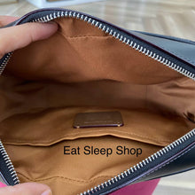 Load image into Gallery viewer, COACH JAMIE CAMERA BAG IN SIGNATURE DENIM (COACH CQ710) SILVER/BLACK (DETACHABLE STRAP)