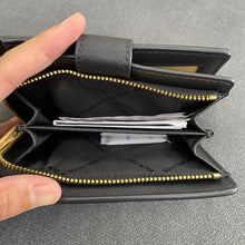 Load image into Gallery viewer, MICHAEL KORS JET SET TRAVEL MEDIUM BIFOLD ZIP COIN WALLET IN BLACK