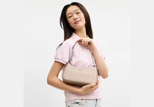 Load image into Gallery viewer, COACH TERI SHOULDER BAG IN SIGNATURE CANVAS (CV933 SVPWH) IN SAND TAUPE