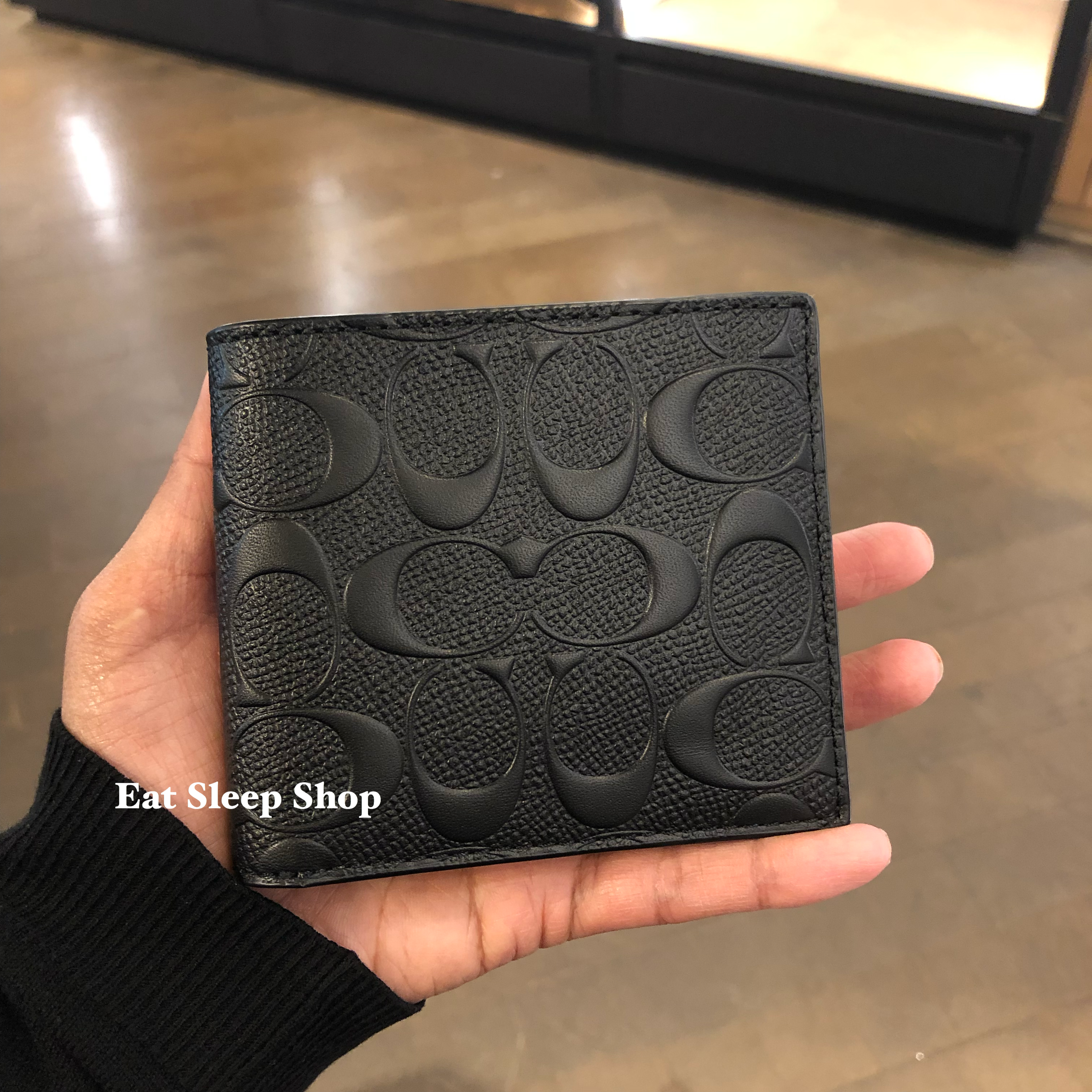 Coach mens discount leather wallet