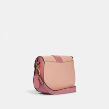 Load image into Gallery viewer, COACH GEORGIE SADDLE BAG IN COLORBLOCK C8296 IN TAFFY MULTI