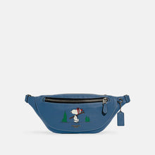 Load image into Gallery viewer, COACH X PEANUTS WARREN BELT BAG WITH SNOOPY MOTIF CE618 IN DENIM MULTI