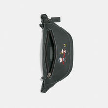 Load image into Gallery viewer, COACH X PEANUTS WARREN BELT BAG WITH SNOOPY MOTIF CE618 IN AMAZON GREEN MULTI