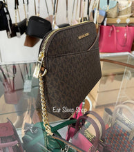 Load image into Gallery viewer, MICHAEL KORS MEDIUM DOME XCROSS CROSSBODY IN BROWN