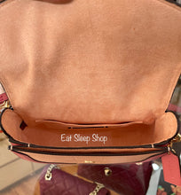 Load image into Gallery viewer, COACH GEORGIE SADDLE BAG IN COLORBLOCK C8296 IN TAFFY MULTI