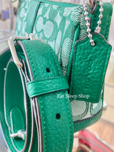 Load image into Gallery viewer, COACH LONNIE BAGUETTE SIGNATURE C8306 IN GREEN