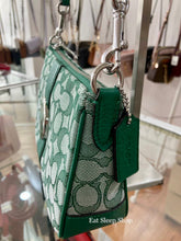 Load image into Gallery viewer, COACH LONNIE BAGUETTE SIGNATURE C8306 IN GREEN