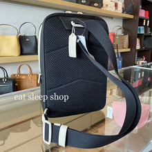 Load image into Gallery viewer, COACH TRACK PACK SIGNATURE CANVAS C6645 IN QB/CHARCOAL CHALK