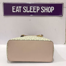 Load image into Gallery viewer, MICHAEL KORS JET SET TRAVEL XS CARRYALL CONVERTIBLE TOP ZIP TOTE IN SIGNATURE POWDER BLUSH MULTI (6129085612219)