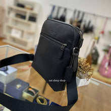 Load image into Gallery viewer, COACH HOUSTON FLIGHT BAG 4011 IN BLACK ANTIQUE NICKEL/BLACK