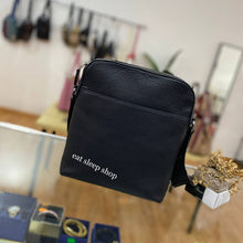 Load image into Gallery viewer, COACH HOUSTON FLIGHT BAG 4011 IN BLACK ANTIQUE NICKEL/BLACK