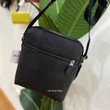 Load image into Gallery viewer, COACH HOUSTON FLIGHT BAG 4011 IN BLACK ANTIQUE NICKEL/BLACK