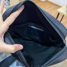 Load image into Gallery viewer, COACH HOUSTON FLIGHT BAG 4011 IN BLACK ANTIQUE NICKEL/BLACK