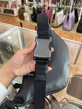 Load image into Gallery viewer, COACH WARREN BELT BAG SIGNATURE CANVAS F78777 IN QB/CHARCOAL BLACK